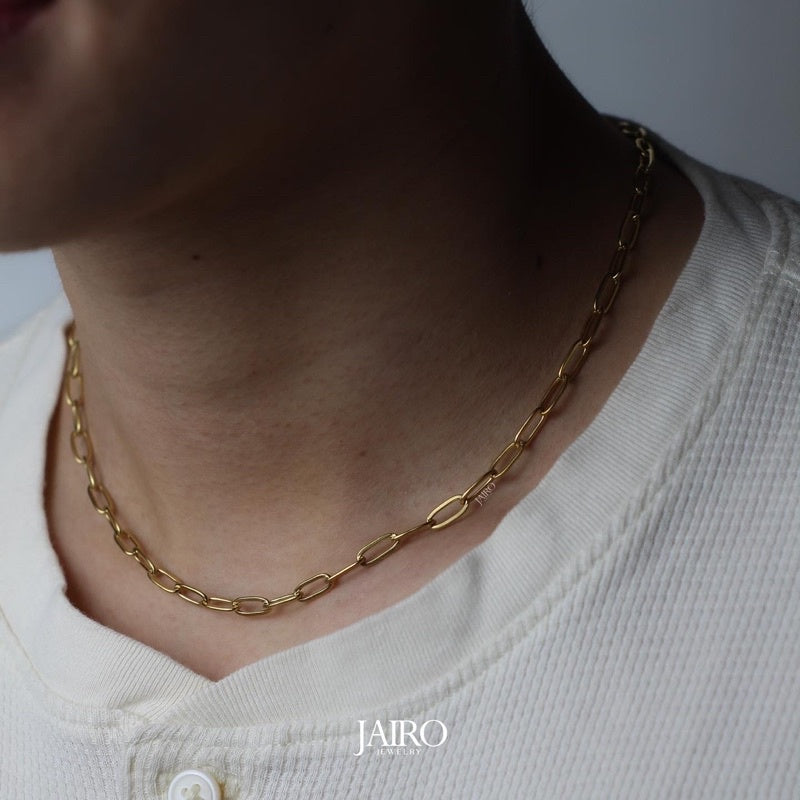 JAIRO Akiro Chain Necklace in Gold