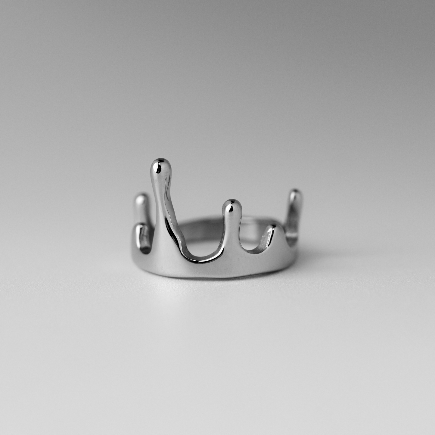 JAIRO Kyoto Drip Ring in Silver