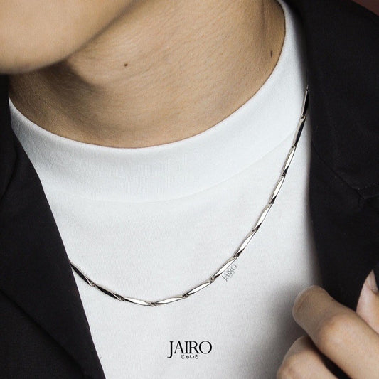 JAIRO Falco Bar Chain Necklace in Silver
