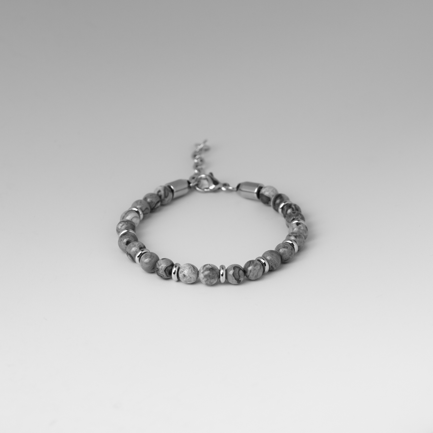 JAIRO Renzo Map Stone Bracelet in Silver