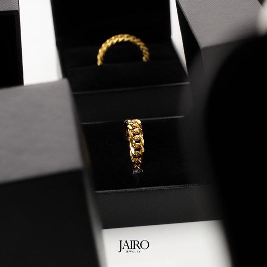 JAIRO Aldo Link Ring in Gold