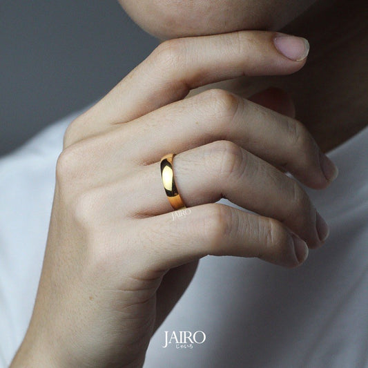 JAIRO Classic Ring in Gold