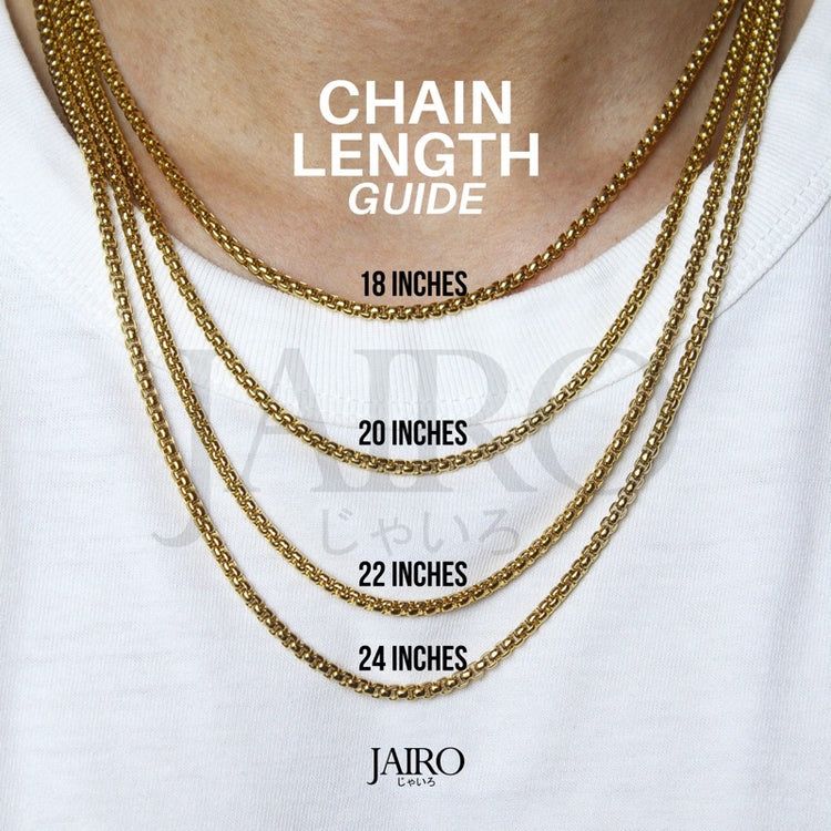 JAIRO Akiro Chain Necklace in Gold