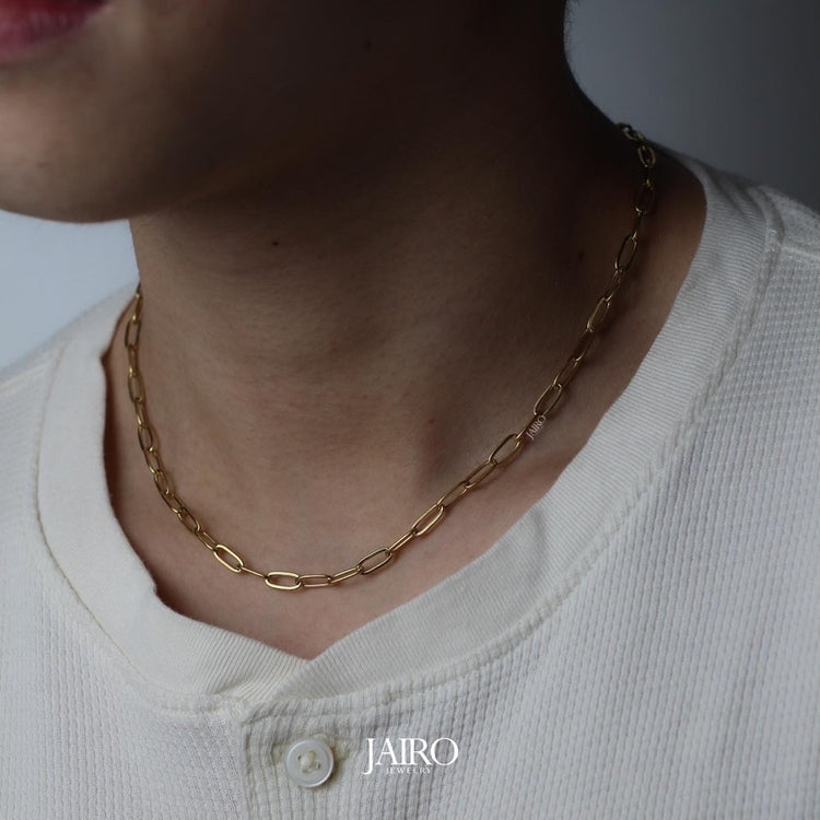 JAIRO Akiro Chain Necklace in Gold