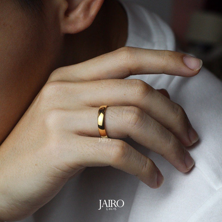 JAIRO Classic Ring in Gold