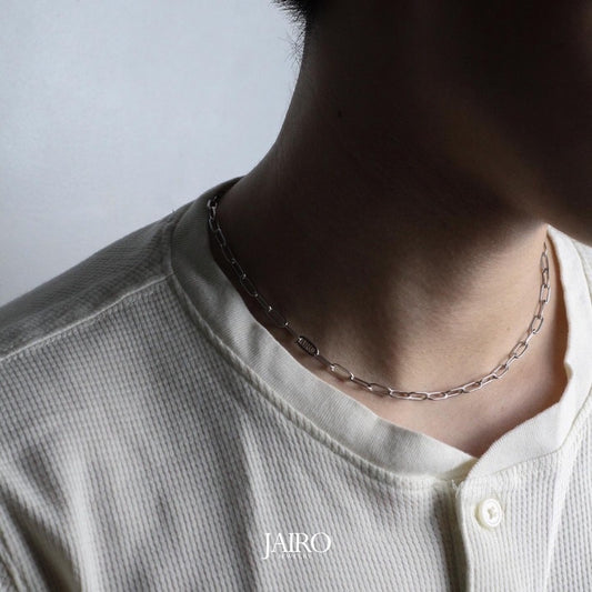 JAIRO Akiro Chain Necklace in Silver