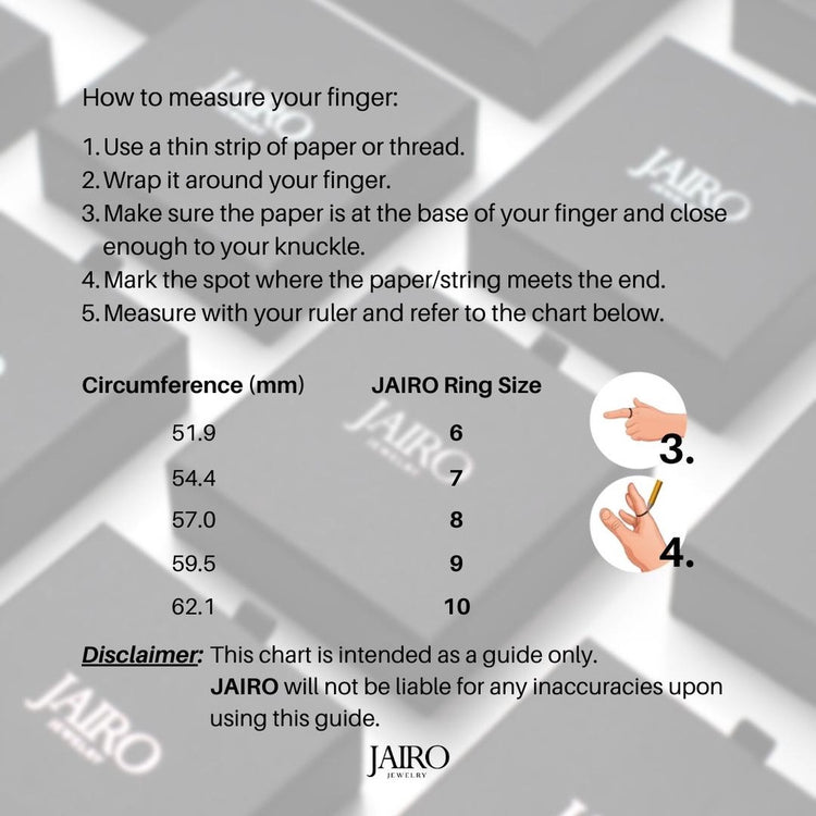 JAIRO Classic Silver Ring