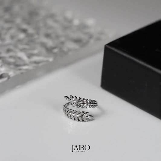 JAIRO Palmo Adjustable Ring in Silver