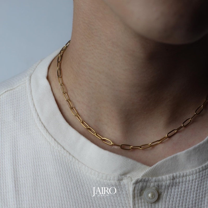 JAIRO Akiro Chain Necklace in Gold