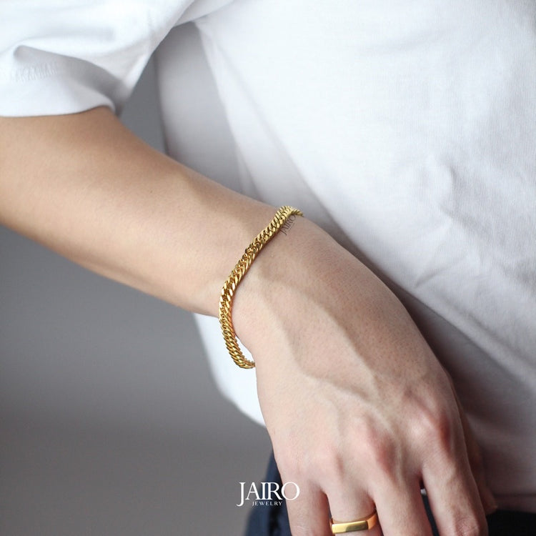JAIRO Milano Link Bracelet in Gold