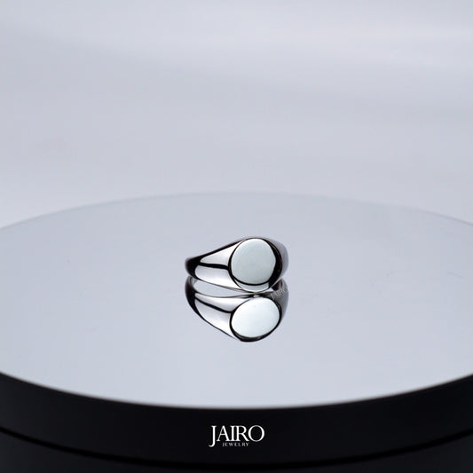 JAIRO Luca Signet Ring in Silver