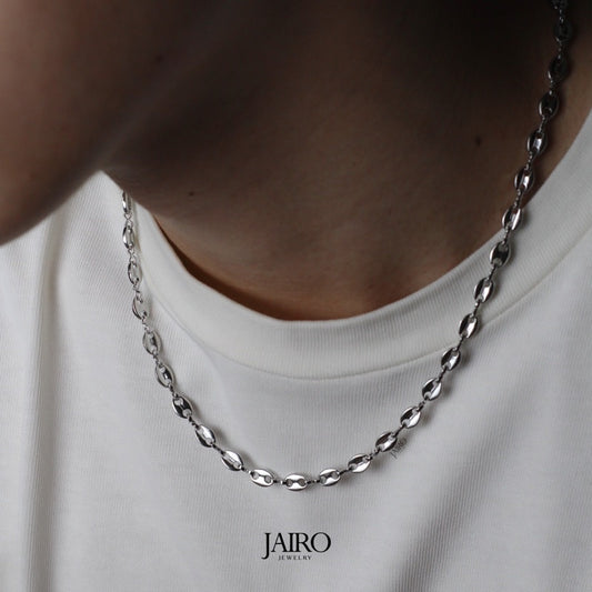 JAIRO Maru Mariner Chain Necklace in Silver